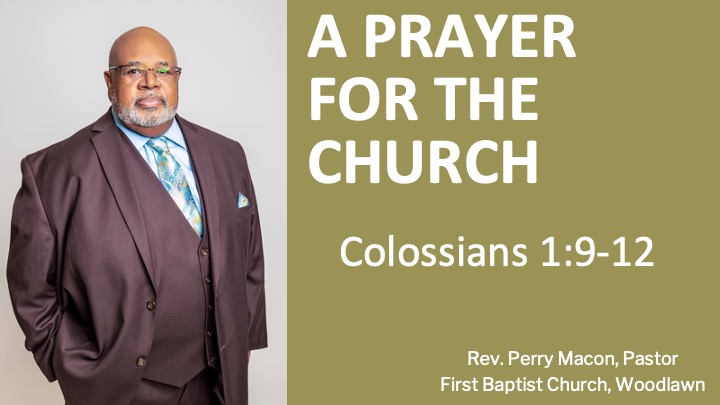 A Prayer for the Church | Rev. Perry Macon | Oct 19, 2025